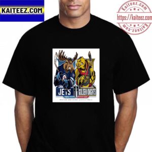 Winnipeg Jets Vs Vegas Golden Knights 2023 Western Conference Quarter Finals Vintage T-Shirt