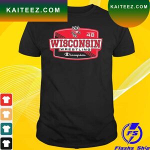 Wisconsin badgers established champion wrestling T-shirt