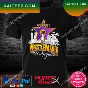 WrestleMania 39 Purple Star Los Angeles T-Shirt