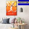Zach Edey Is Naismith Player Of The Year Art Decor Poster Canvas