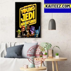 Young Jedi Adventures Of Star Wars First Poster Art Decor Poster Canvas
