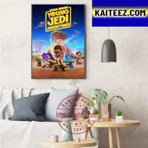 Young Jedi Adventures Of Star Wars Official Poster Art Decor Poster Canvas