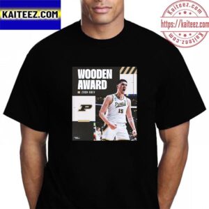 Zach Edey Is The Winner Of The Wooden Award Vintage T-Shirt
