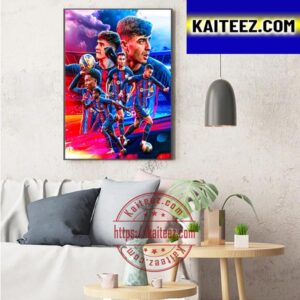 2022-23 La Liga Champions Are Barcelona Art Decor Poster Canvas