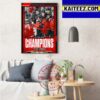 2022-2023 Bundesliga Champions Are Bayern Munich 11th Time In A Row Art Decor Poster Canvas