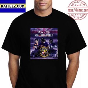 2023 NFL LDN Games Baltimore Ravens Vs Tennessee Titans At Tottenham Hotspur Stadium Vintage T-Shirt