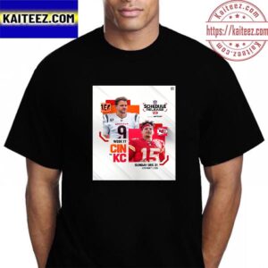 2023 NFL Schedule Release Cincinnati Bengals And Kansas City Chiefs Vintage T-Shirt