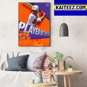 2023 USA Softball Player Of The Year Is Valerie Cagle Of Clemson Softball Art Decor Poster Canvas