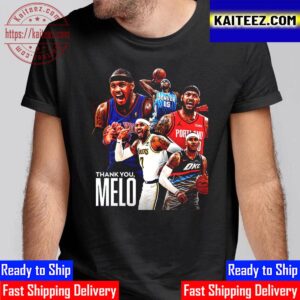 After 19 Seasons In The NBA Carmelo Anthony Has Retired Thank you For Everything Vintage T-Shirt