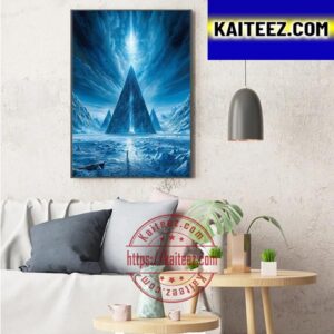 Ancient Pyramids Of Antarctica Art Decor Poster Canvas