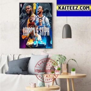 Another Chapter Of LeBron James And Stephen Curry In NBA Playoffs Art Decor Poster Canvas
