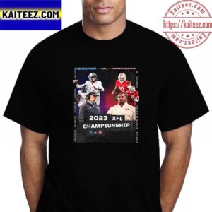 Arlington Renegades Vs D C Defenders For 2023 XFL Championship Vintage T-Shirt