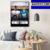 Atlanta Falcons Vs Jacksonville Jaguars At Wembley Stadium Art Decor Poster Canvas