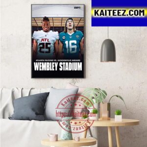 Atlanta Falcons Vs Jacksonville Jaguars At Wembley Stadium Art Decor Poster Canvas