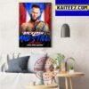 Bad Bunny Wins The San Juan Street Fight At WWE Backlash Art Decor Poster Canvas