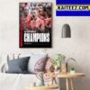 Bayern Munich Are 2022-2023 Bundesliga Champions 11th Time In A Row Art Decor Poster Canvas