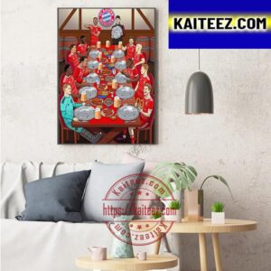 Bayern Munich Win Their 11th Straight Bundesliga Art Decor Poster Canvas