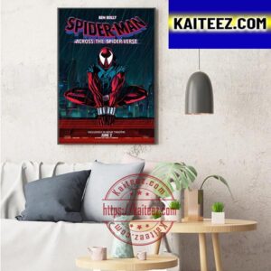 Ben Reilly Is Scarlet Spider In Spider Man Across The Spider Verse Art Decor Poster Canvas