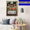 Boston Celtics Advance To The 2023 Eastern Conference Finals Art Decor Poster Canvas