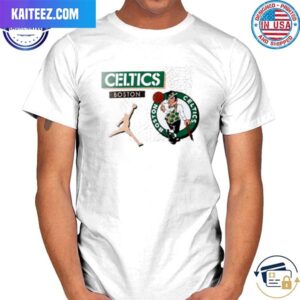 Boston Celtics Jordan Elephant Print Style T-Shirt