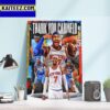 Carmelo Anthony Retirement From The NBA After 19 Seasons Art Decor Poster Canvas