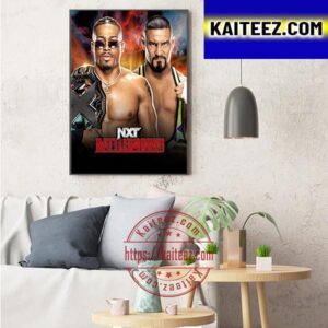 Carmelo Hayes Vs Bron Breakker For WWE NXT Championship At NXT Battleground Art Decor Poster Canvas