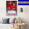 Carolina Hurricanes Advance To The Eastern Conference Finals Art Decor Poster Canvas