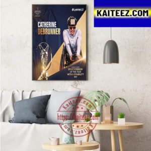 Catherine Debrunner Is The 2023 Laureus World Sportsperson Of The Year With A Disability Art Decor Poster Canvas