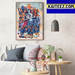 Chelsea FC Women Are 2022-23 Vitality Womens FA Cup Winners Art Decor Poster Canvas