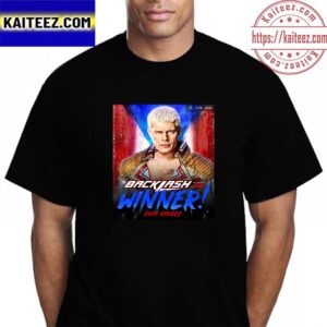 Cody Rhodes Is The Winner At WWE Backlash Vintage T-Shirt