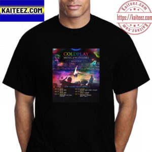 Coldplay Music Of The Spheres World Tour In 2023 Vintage T-Shirt