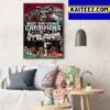 Congratulations 2022-23 Premier League Champions Are Manchester City Art Decor Poster Canvas