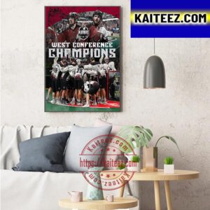 Colorado Mammoth Are 2023 West Conference Champions Art Decor Poster Canvas