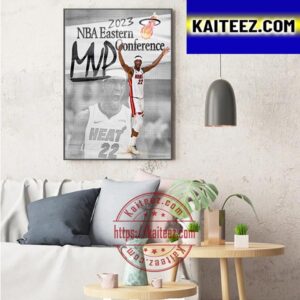 Congrats Jimmy Butler Is The 2023 NBA Eastern Conference Finals MVP Art Decor Poster Canvas