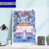 Congratulations Manchester City 2022-23 Premier League Champions Art Decor Poster Canvas