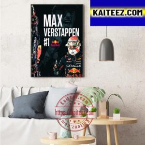 Congratulations Max Verstappen Is Winner At Monaco GP Art Decor Poster Canvas
