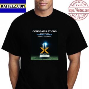 Congratulations to Arlington Renegades Are 2023 XFL Champions Vintage T-Shirt