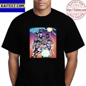 Dallas Mavericks Happy National Superhero Day Vintage T-Shirt