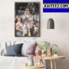 Denver Nuggets 2023 NBA Playoffs Western Conference Finals Champions Art Decor Poster Canvas