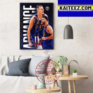 Denver Nuggets Advance To Their First NBA Finals Art Decor Poster Canvas