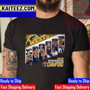 Denver Nuggets Champions Western Conference Champs 2023 Vintage T-Shirt