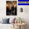 Denver Nuggets Nikola Jokic Is The Earvin Magic Johnson Trophy As The MVP Of The 2023 Western Conference Finals Art Decor Poster Canvas
