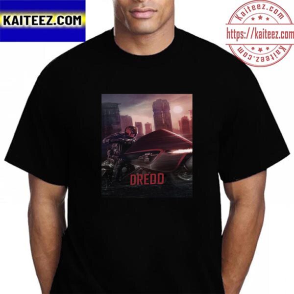 Dredd Poster By Fan Art Vintage T-Shirt