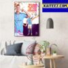Erling Haaland Is 2023 Player Of The Season In Premier League Art Decor Poster Canvas