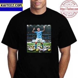Erling Haaland Is The Most Goals In A Single Premier League Season Vintage T-Shirt