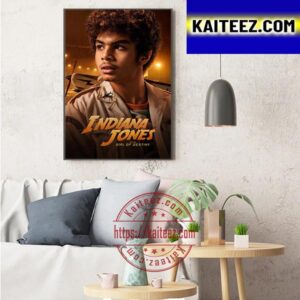 Ethann Isidore As Teddy In Indiana Jones And The Dial Of Destiny Art Decor Poster Canvas