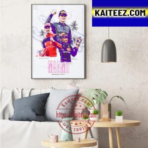 F1 Is Headed To The Sunshine State Miami GP Art Decor Poster Canvas