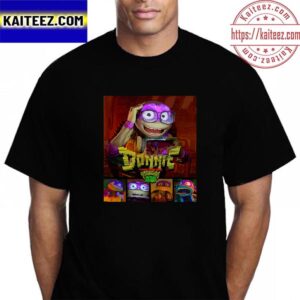 First Character Poster For Donnie In Teenage Mutant Ninja Turtles Mutant Mayhem Vintage T-Shirt