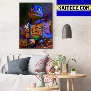 First Character Poster For Leo In Teenage Mutant Ninja Turtles Mutant Mayhem Art Decor Poster Canvas