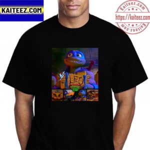 First Character Poster For Leo In Teenage Mutant Ninja Turtles Mutant Mayhem Vintage T-Shirt